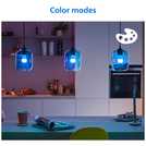Philips Wiz E14 Colour Smart LED Wi-Fi Mini Globe light bulb, imported from the UK