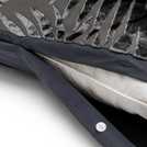 Habitat velvet duvet set charcoal feather design double, UK version