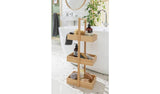 Argos Habitat 3 Tier Bamboo Bathroom Storage Caddy - Natural- Buy online at McGrocer