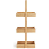 Habitat 3 tier bamboo storage caddy natural (British brand)