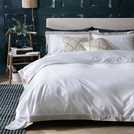 Habitat Oxford Edge White duvet cover set - king size, UK version