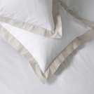 Habitat Oxford Edge White duvet cover set - king size, UK version