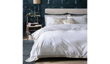 Argos Habitat Cotton 180TC Oxford Edge White Duvet Cover Set Super King- Buy online at McGrocer