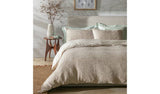 Argos Habitat Cotton Contrast Waffle Beige Duvet Cover Set Double- Buy online at McGrocer