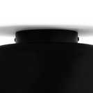 Habitat black bathroom ceiling light H17 x D30cm, UK version