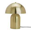 Habitat brass mushroom steel table lamp, UK version