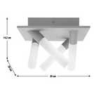 Argos Home LED bathroom flush ceiling light - British product