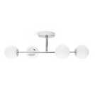 Habitat chrome bathroom ceiling light with four glass globes - British product