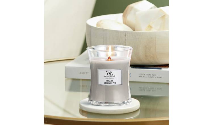 Woodwick Fireside medium jar candle (British brand)