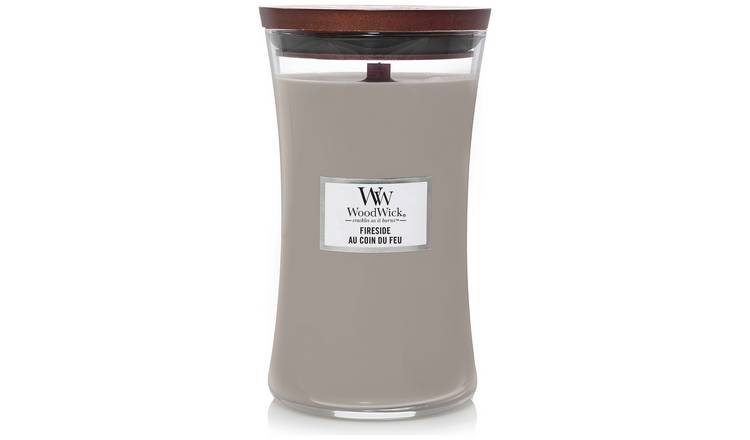 Woodwick Fireside large jar candle (British brand)