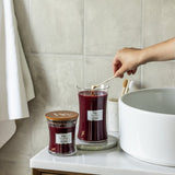 Woodwick Black Cherry Large Jar Candle (British brand)