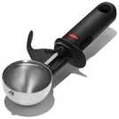 OXO black ice cream scoop, imported from the UK