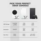 Xbox Series S 1TB White gaming console (British brand)
