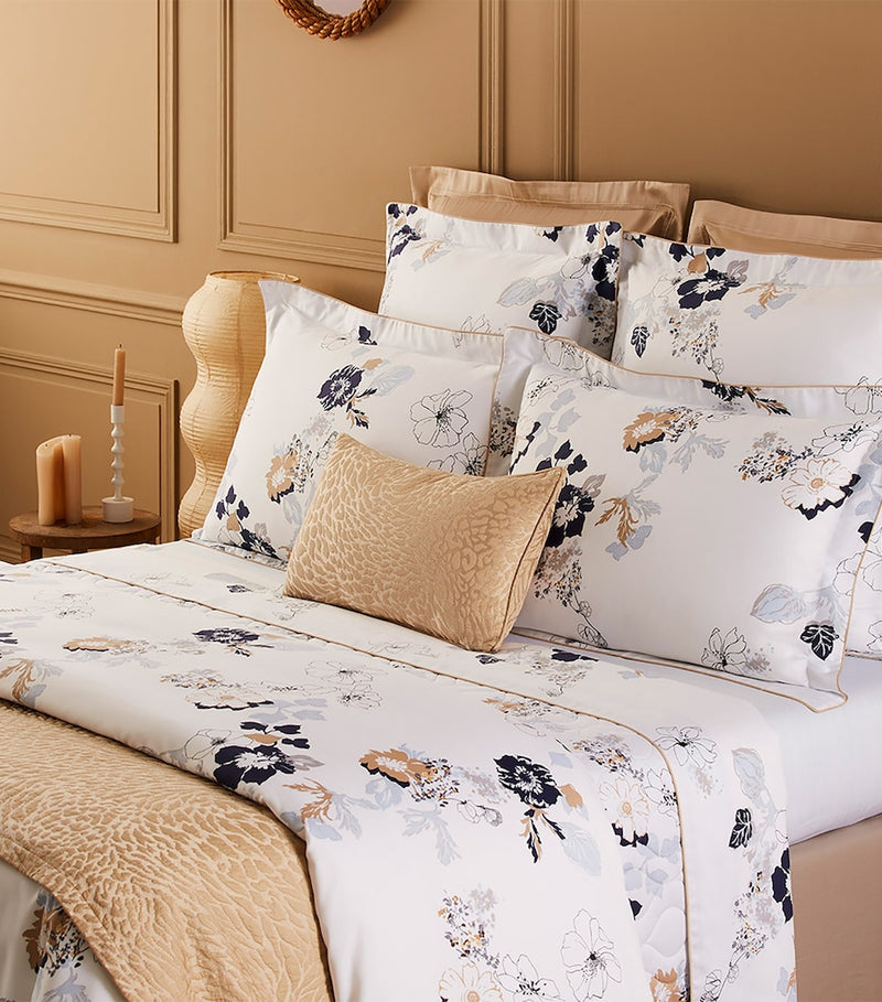 Yves Delorme organic cotton Eclipses king fitted sheet 150cm x 200cm (British brand)
