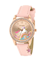 Next Peers Hardy Tikkers Pink Iridescent Strap Stone Set Watch- Buy online at McGrocer
