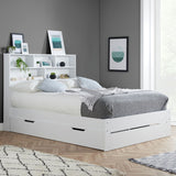 Argos Birlea Alfie White Kingsize Wooden Storage Bed Frame- Buy online at McGrocer