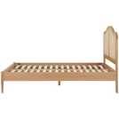 Birlea Oak Rattan Bed Frame Double - British product