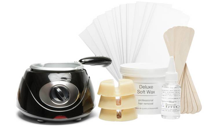 Rio Total Body Waxing Hair Removal Kit with heater and wax, UK version