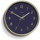 Jones Clocks gold wall clock 30cm, UK version
