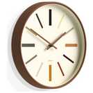 Jones wall clock Kiwi Brown 30cm, UK version