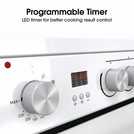 Hisense electric cooker white 60cm, UK version