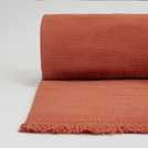Habitat cotton throw terracotta 150x200cm, UK version