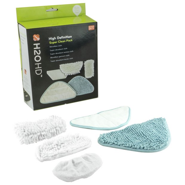 H2O steam mop replacement cloths pack of 5, UK version