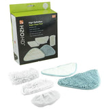 H2O steam mop replacement cloths pack of 5, UK version