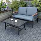 WORKPRO dark grey decking tiles 30 x 30 cm (British brand)