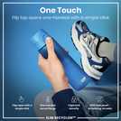 Ion8 blue water bottle 500ml, UK version
