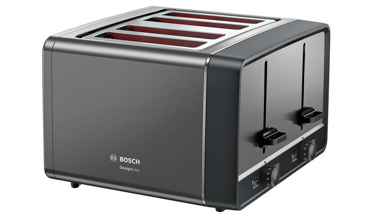 Bosch Designline Egro 4 Slice Toaster anthracite (British brand)