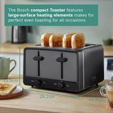 Bosch Designline Egro 4 Slice Toaster anthracite (British brand)