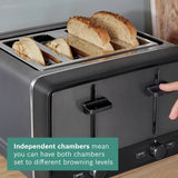 Bosch Designline Egro 4 Slice Toaster anthracite (British brand)