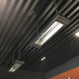 Veito Aero 2500 carbon infrared heater black, imported from the UK