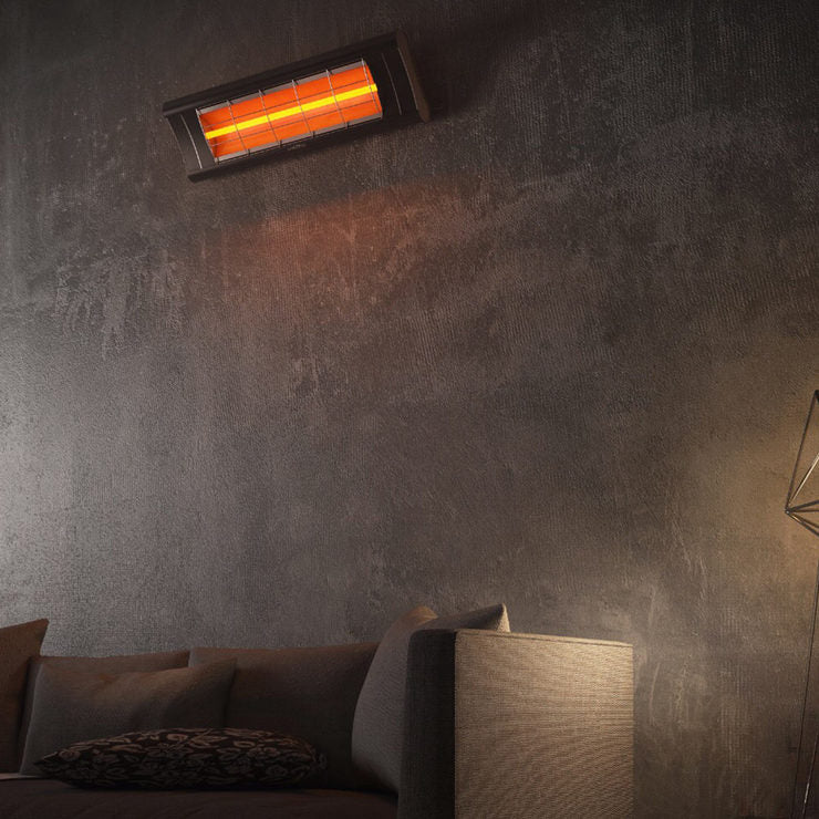 Veito Aero 2500 carbon infrared heater black, imported from the UK