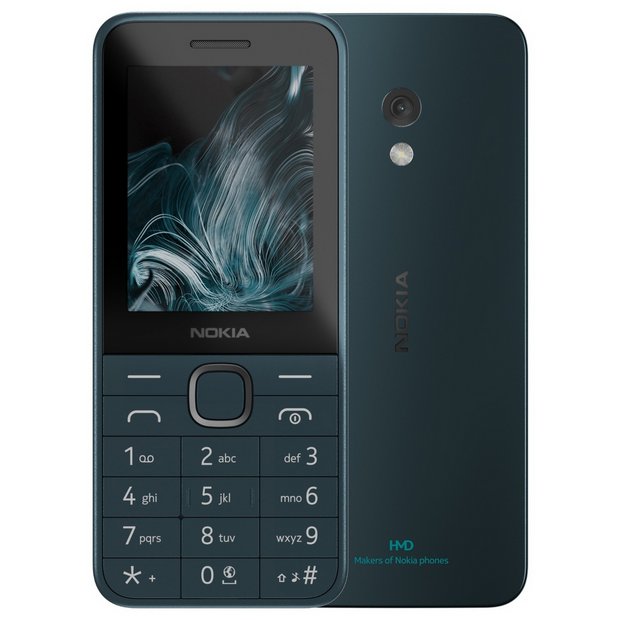 Nokia 225 4G mobile phone dark blue, UK version