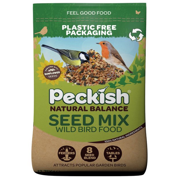 Peckish Natural Balance bird seed mix 12.75kg, imported from the UK