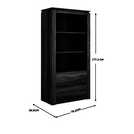 GFW Canyon 2 drawer deep bookcase in oak finish, UK version