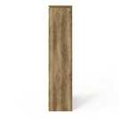 GFW Canyon 2 drawer deep bookcase in oak finish, UK version
