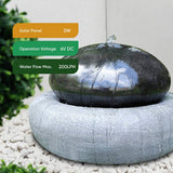 Gardenwize solar pebble water feature 32cm - British product