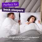 Slumberdown Continental Square Medium pillow 65x65cm (British brand)