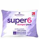 Slumberdown Super Six Soft Pillows 6 pack (British brand)