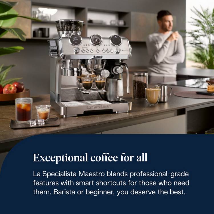 De'Longhi La Specialista Maestro bean to cup coffee machine EC9865 (British brand)
