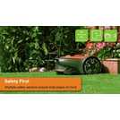 Flymo EasiLife GO 500 16cm cordless robotic lawnmower - British product