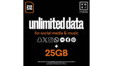 Argos VOXI 25GB 30 Day Pay As You Go SIM Card- Buy online at McGrocer