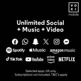 VOXI 140GB 30 Day Pay As You Go SIM (British brand)