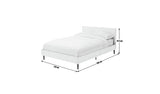 Argos Home Skylar Double Bed Frame in black - British product