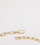 Monica Vinader gold vermeil mini chain necklace, UK version
