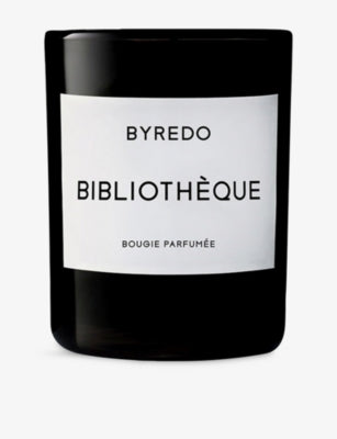 Byredo Bibliothèque scented candle 70g - British product