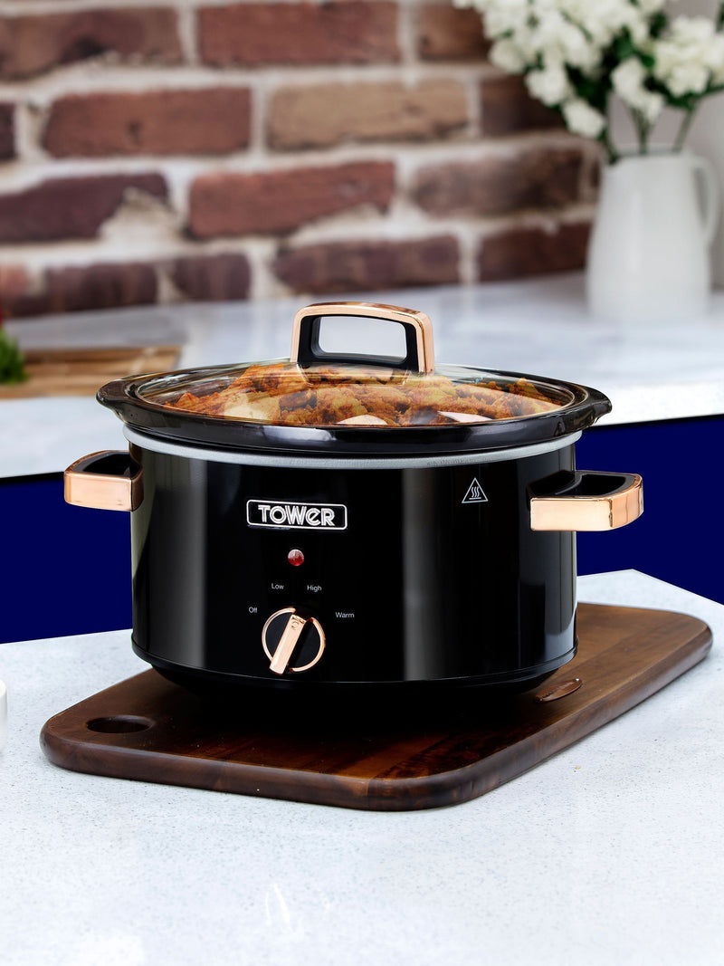 Tower Black Rose Gold slow cooker 3.5L (British brand)